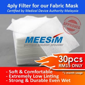 Filter For Fabric Mask 30pcs